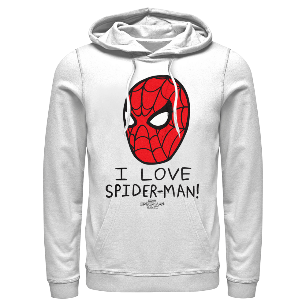 Men's Marvel I Love Spiderman Lightweight Hoodie