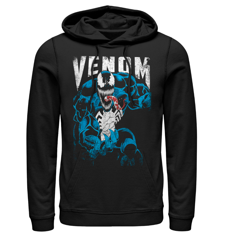 Men's Marvel Venom Grunge Lightweight Hoodie